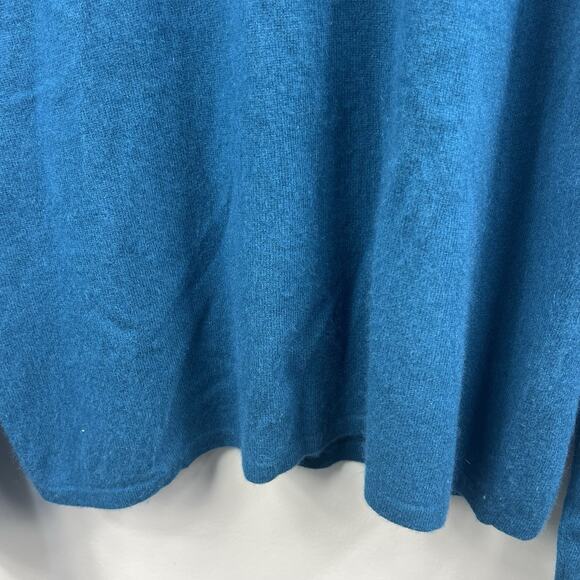 INC International Concepts Women's Teal 100% Cashmere Long Sleeve Sweater Size L - Picture 5 of 10